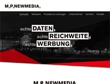 Tablet Screenshot of mp-newmedia.com